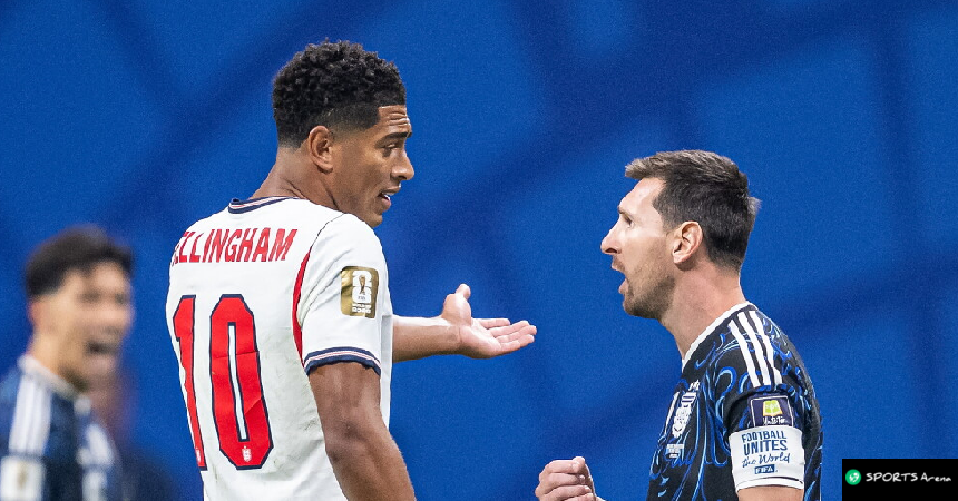 Bellingham breaks silence on heated exchange with Messi