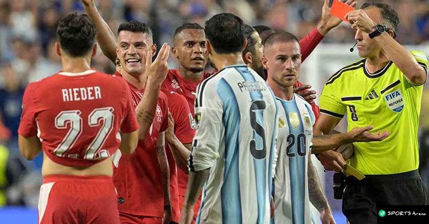 IFAB: Embolo's red card against Argentina was the wrong decision